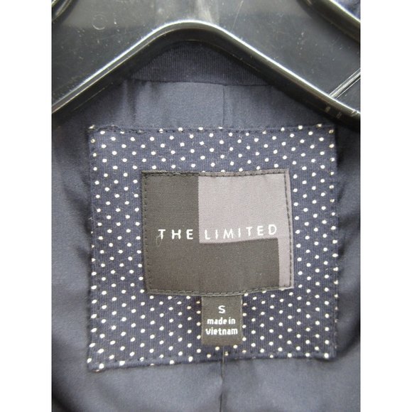 The Limited Jacket Small Blazer Coat Polka Dots Career 1 Button NEW - Picture 8 of 12